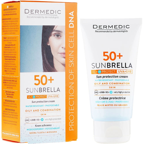 كريم واقي شمس للبشرة الدهنية والمختلطة SPF50 من ديرمادك