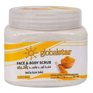 سنفرة الوجه والجسم بالكركم 500 مل من جلوبال ستار Default Title