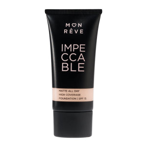 كريم اساس وواقي شمس SPF 15 للبشرة الدهنية المختلطة من مون ريف MonReve-Fnd-SPF15-101