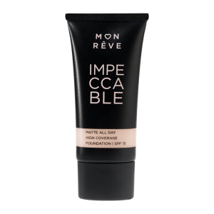 كريم اساس وواقي شمس SPF 15 للبشرة الدهنية المختلطة من مون ريف MonReve-Fnd-SPF15-102