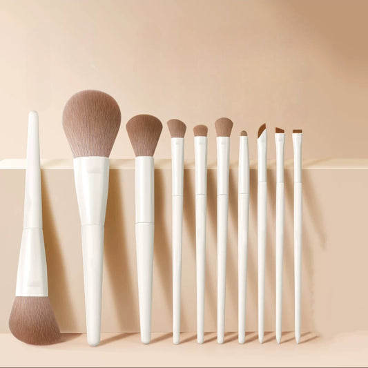 مجموعة ادوات المكياج الاساسية 10 فرش