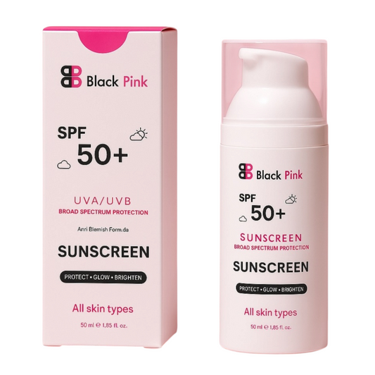 واقي شمس كريمي مرطب مضاد للنمش SPF50+ 50 مل من بلاك بينك